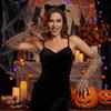 Long Sleeve Leopard Long Gloves Stretchy Long Nail Gloves New Long Sleeve Gloves  Cosplay Costumes