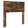 Smoked Oak Bed Frame 90 x 190 cm Engineered Wood