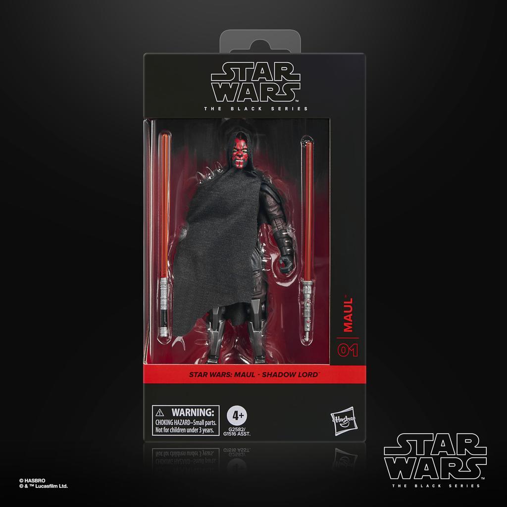 Hasbro ЗВЕЗДНЫЕ ВОЙНЫ Черная Серия Маул, 'Звездные Войны: Фигурка действия 'Maul/Shadow Lord' Премиум Коллекция 15 см G2582 (аутентичный)