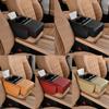 PU Leather Center Console Armrest Cushion Multifunctional Tissue Box Durable Cup Holder  Car