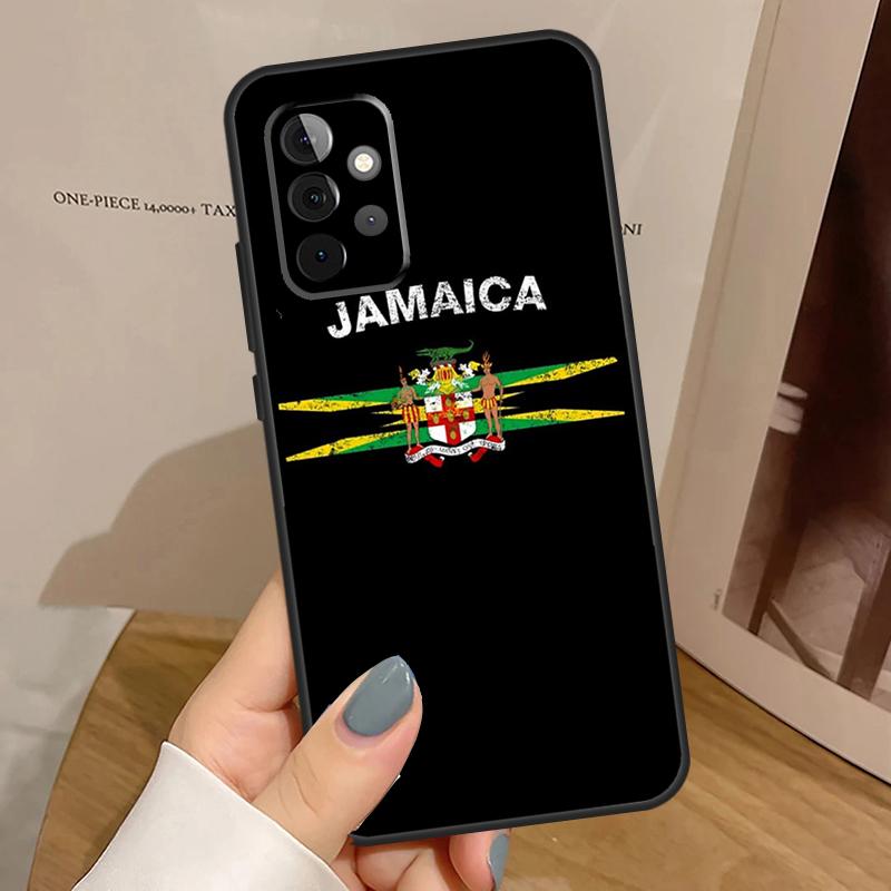 Чехол Флаг Ямайки для Samsung Galaxy A34 A54 A14 A15 A35 A55 A52 A32 A12 A51 A71 A13 A23 A33 A53