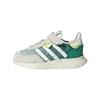 Originals Retropy F2 Fabric Comfortable Versatile Fashion Durable Low-Top Walker Shoes Baby Shoes Green White JR7995