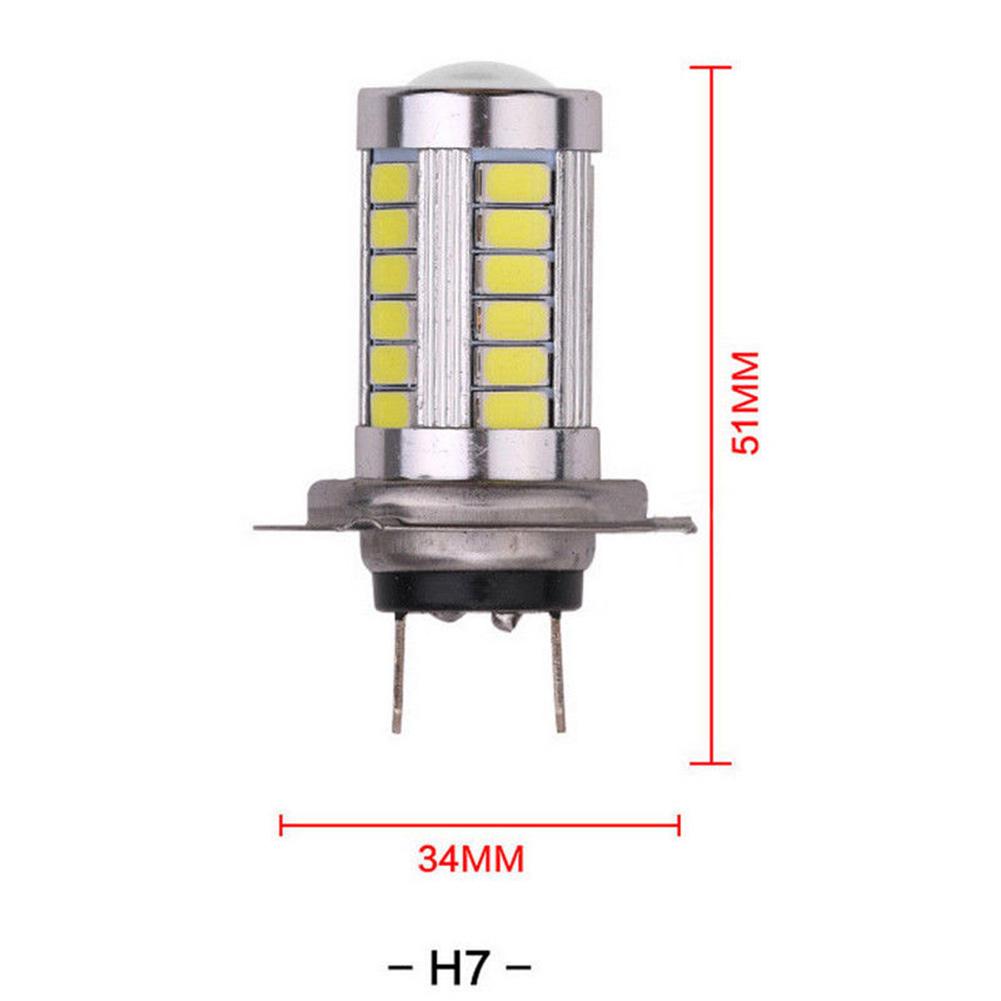 H4/H7/9005/9006 33SMD Светодиодная лампа для автомобильной фары Дневной ходовой свет Белый Мотоциклетная противотуманная фара 1 шт.