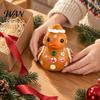 Cute Christmas Table Decor Duck Figurine, Resin Ornaments, Tree/Gingerbread/Candy Cane Ornaments Desktop Decoration for Home and Office Festive