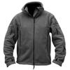 Men's Outdoor Warm Military Hoodie Jacket with Tactical Fleece Thermal Polar Outerwear and Hood for Hiking