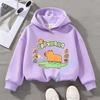 2026 New Cabibara Children's Hooded Sweatshirt Boys' Sport Shirt Girls' Cute Casual Top Cartoon Print Autumn/Winter Long Sleeve