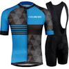 Men Women Cycling Jersey Set With Bib Shorts Breathable Bike Apparel Road