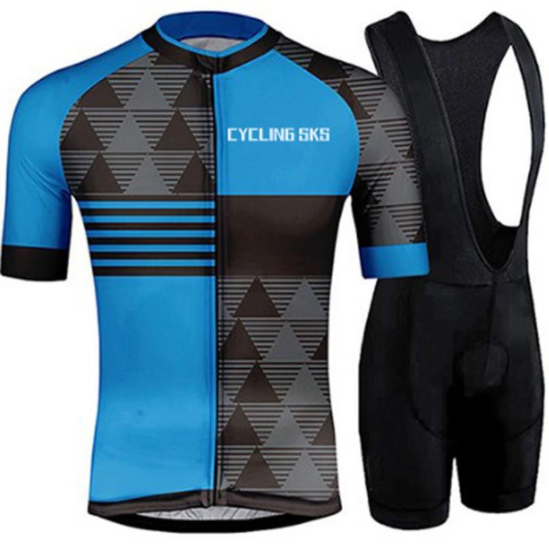 Men Women Cycling Jersey Set With Bib Shorts Breathable Bike Apparel Road