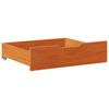 Vidaxl Szuflady Pod Łóżko, 2 Szt., Woskowy Brąz, 75X55X16 Cm, Sosna
