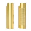 2Pcs Lighter Case Fit for J6 Protective Cover Holder Set Metal Vintage Stereoscopic Relief Grid and Dragon Pattern