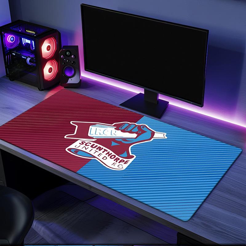 Scunthorpe Fc Emblem Mouse Pad, Rubber Base, Mouse Pad for Gamers and Office Use, Gaming Desk , Easy To Clean Mat Christmas fan gifts