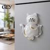 Cat Hair Storage Vase Whiskers Holder Refrigerator Magnet, Transparent Furs Keepsake Collector Fridge Pet Memorial Decoration for Home, Kitchen Shape