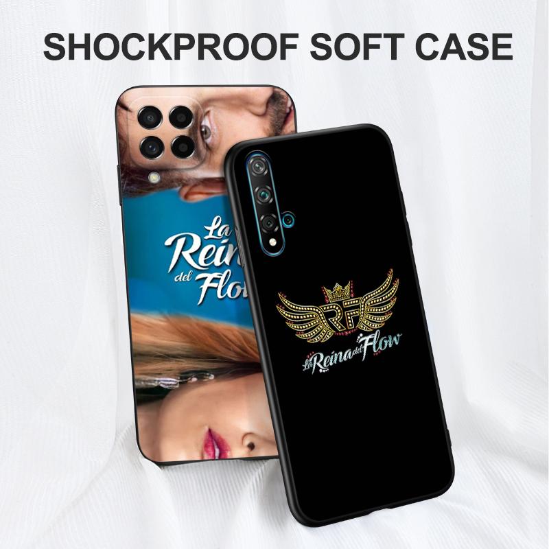 Черный чехол из ТПУ для Honor 8a Prime 8s 9 10X Lite 9A 9C 9X Premium Pro 9S Чехол La-Reina-del-Flow the queen of