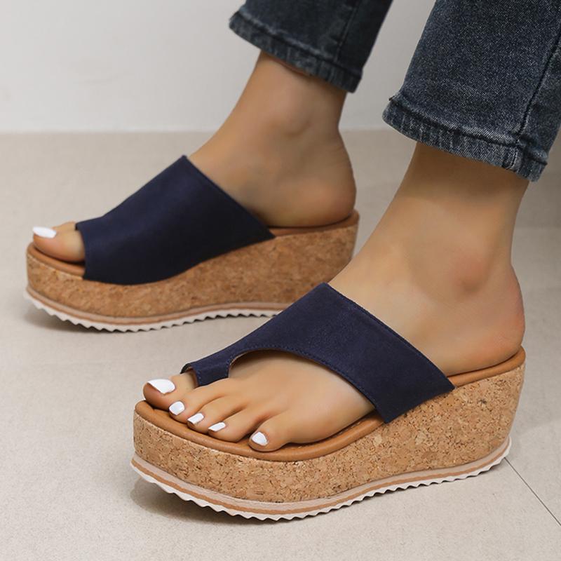 Женские шлепанцы Lucyever с леопардовым принтом на толстой платформе, летние сандалии 2024 года с толстой подошвой, женские тапочки с нескользящей подошвой, большие размеры