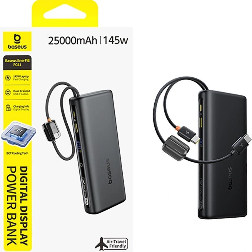 Powerbank Baseus EnerFill FC41 25000 mAh 145W Black (E0028H03)