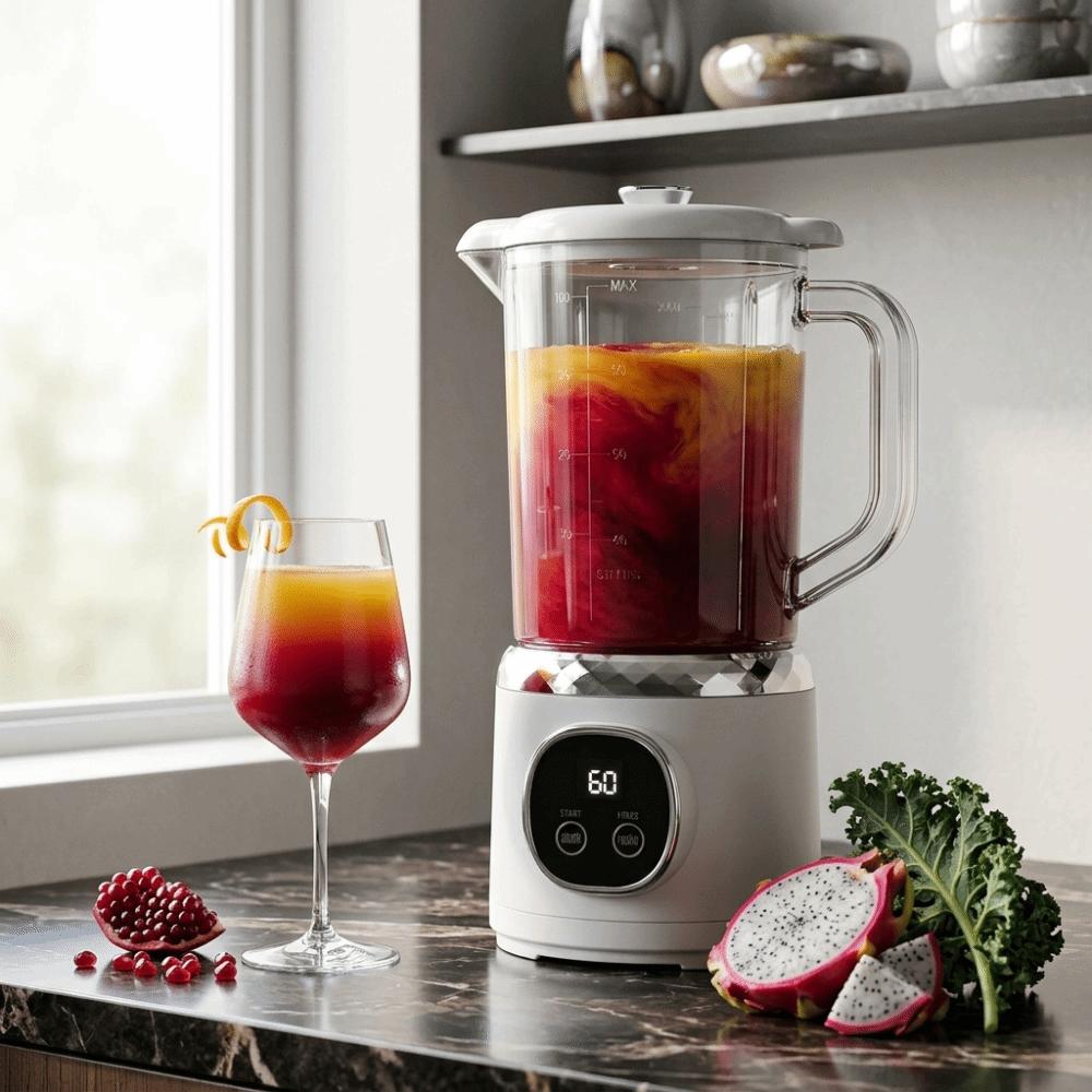 USB Rechargeable Electric Fruit Juicer Double Blades Large Capacity Juicer Portable Juicer Travel