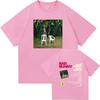 Футболка Dtmf Fragment Shot Bad Rabbit 2025 Новый альбом Мужская и женская одежда Harajuku Высококачественная хлопковая футболка с верхом