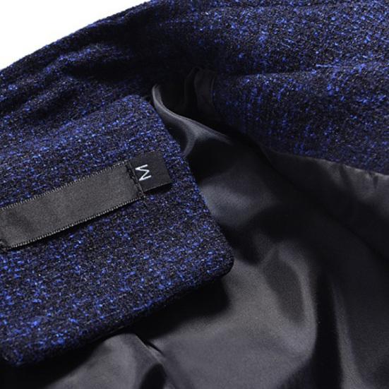 Пальто со стойкой воротником, ультрамягкий полиэстер, деловой пиджак-пальто для бизнеса