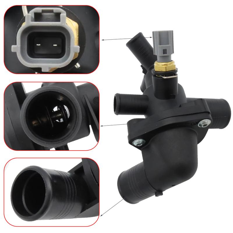 BK3Q8A586AB 1731782 BK3Q8A586AA Engine Coolant Thermostat Housing Assembly For Ford Ranger 2.2 TDCI /Transit MK7 2011 Onwards