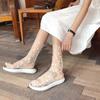 Sweet Transparent Women Mesh Chiffon Tulle Socks Dress Hosiery Nylon Dot Socks
