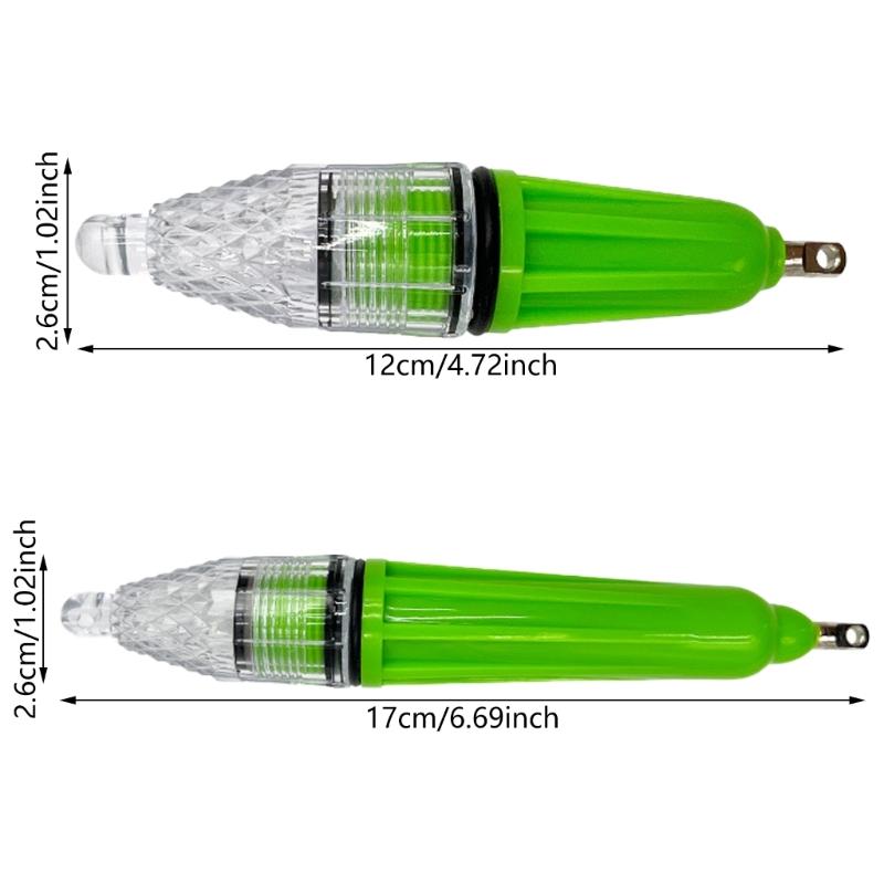 Fishing Attracting Lamp 6.7in/4.7in Night Flashing Fishing Lure Baits Light LED Fishing Light Deep Drop Fishing Light