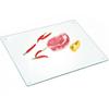 Tempered Glass Cutting Board for Kitchen Countertops with Rubber Feet, Non-Slip, Clear Cutting Board, Scratch-Resistant, Heat-Resistant, Shatterproof,