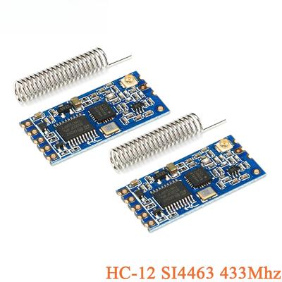 5 шт./1 шт. HC-12 SI4463 433 МГц Wi-Fi Беспроводной модуль последовательного порта HC12 1 км 1000 м 433 МГц Приемная и передающая плата PCB
