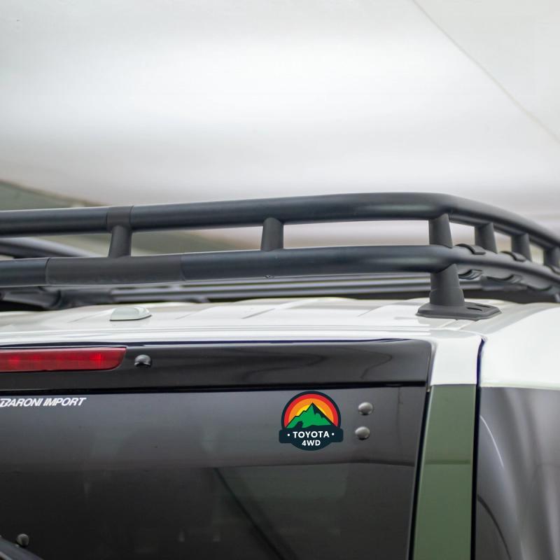 Светоотражающая автомобильная наклейка RYMX4 для Toyota Speedmaster 4Runner Властный Land Cruiser FJ кузов задняя наклейка на багажник