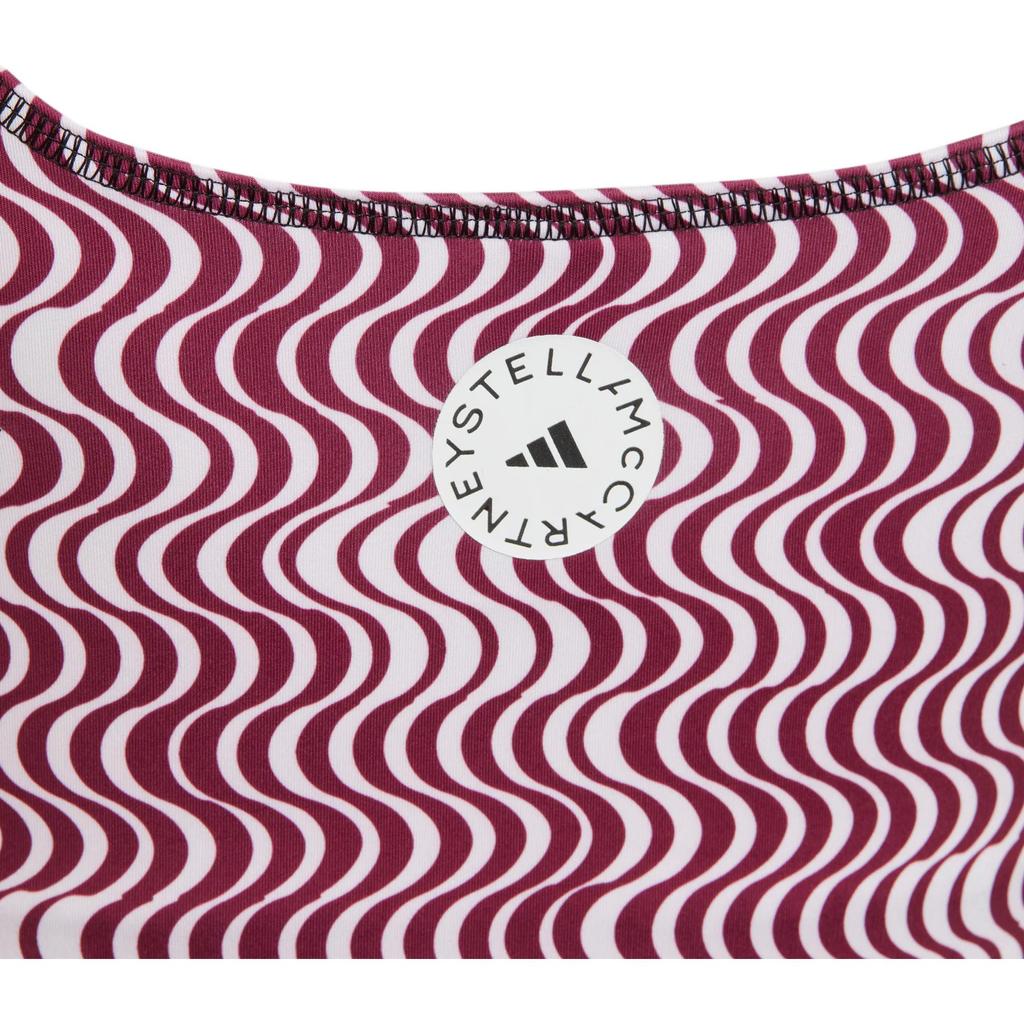 adidas SS22 принтованный фитнес спортивный топ майка женские топы красный HG6881