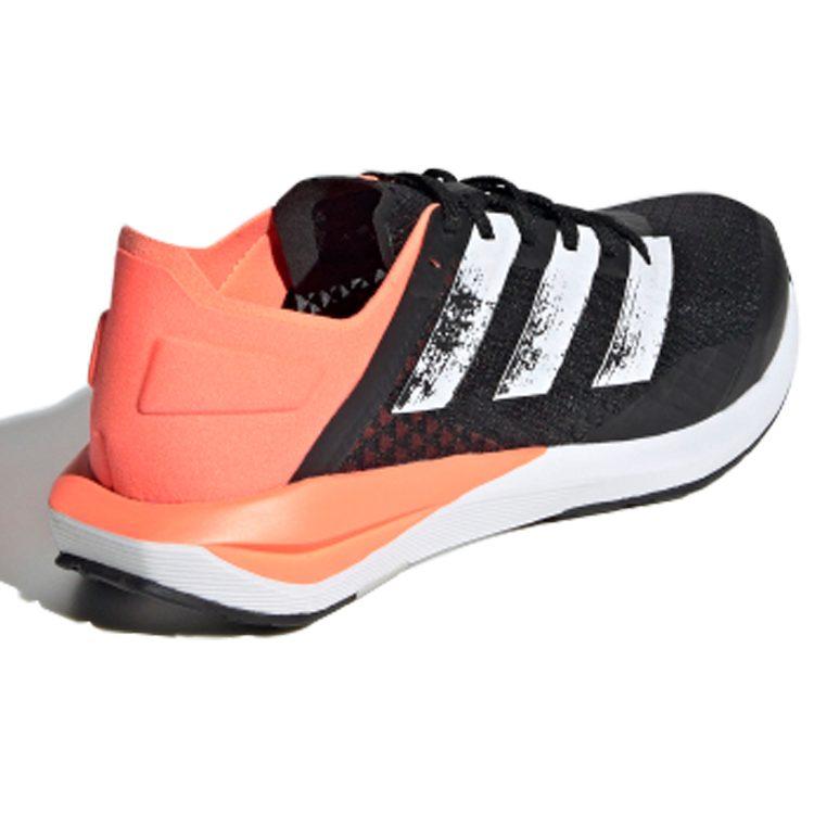 adidas Rapidafaito Summer.Rdy J Нескользящие Защита от ударов Низкие Детские Беговые Кроссовки Черно-Оранжевые Подростковые EG0519