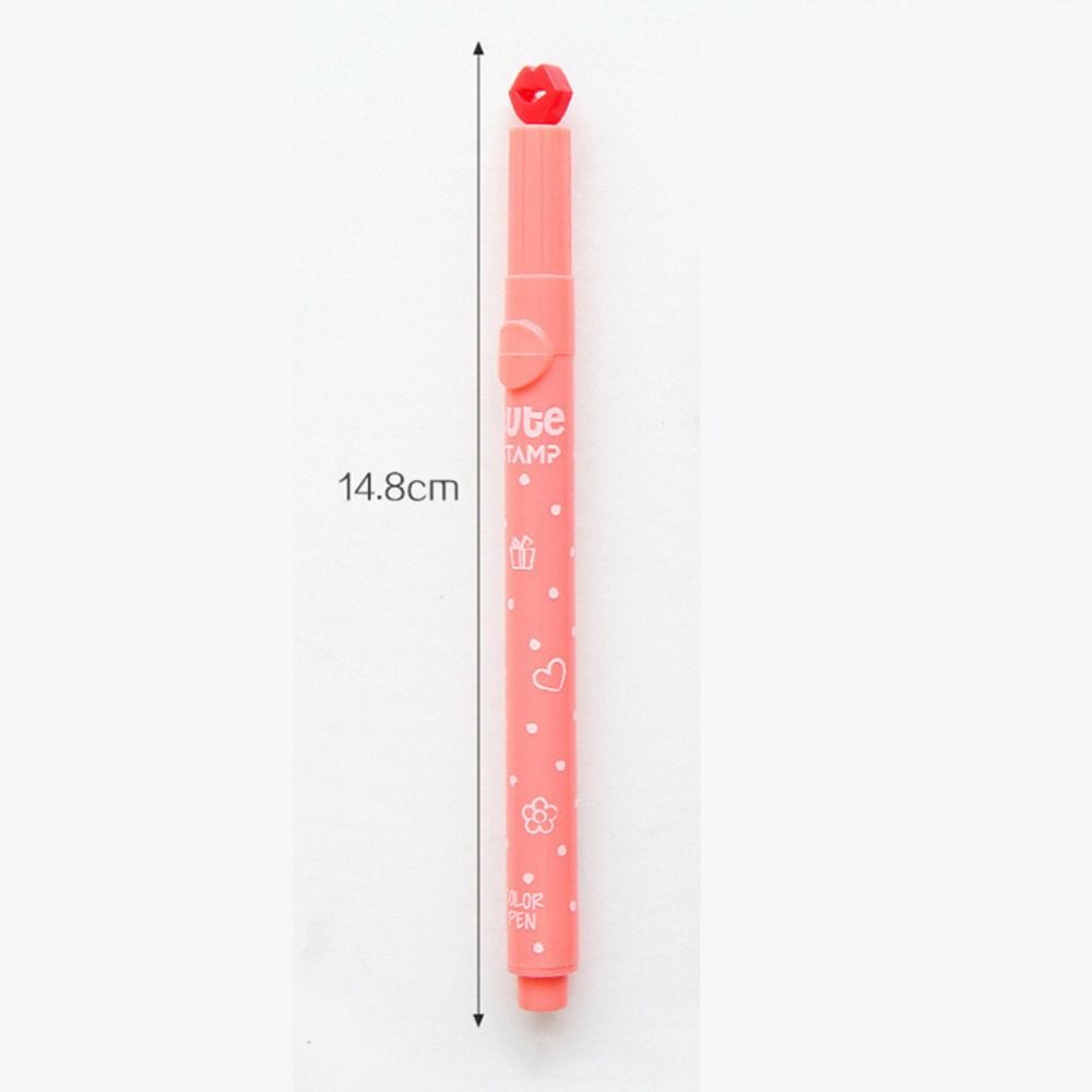 Candy Color Highlighters Pen Journal Diary Decoration Highlighter Cute Stamp