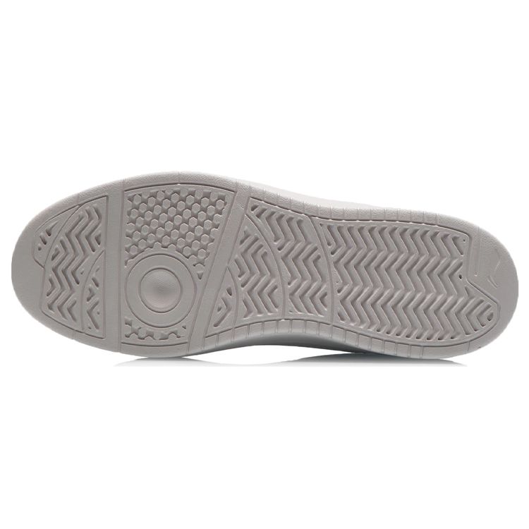 Кроссовки Li Ning Sports Lifestyle Series из натуральной кожи, прочные, дышащие, с низким верхом, для скейтбординга, женские, цвет белый, синий, оранжевый AGCQ578-6
