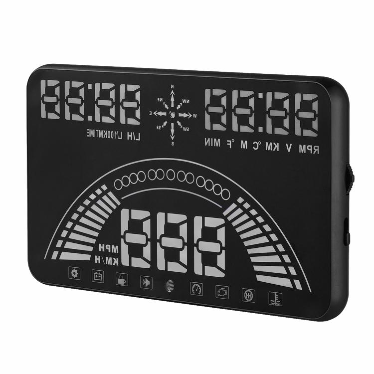 S7 5,8 дюйма Автомобильный GPS HUD / OBD2 Head Up Display
