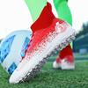 Новые высококачественные амортизирующие противоскользящие износостойкие высокие кеды для детей и взрослых с короткими шипами для уличного футбола