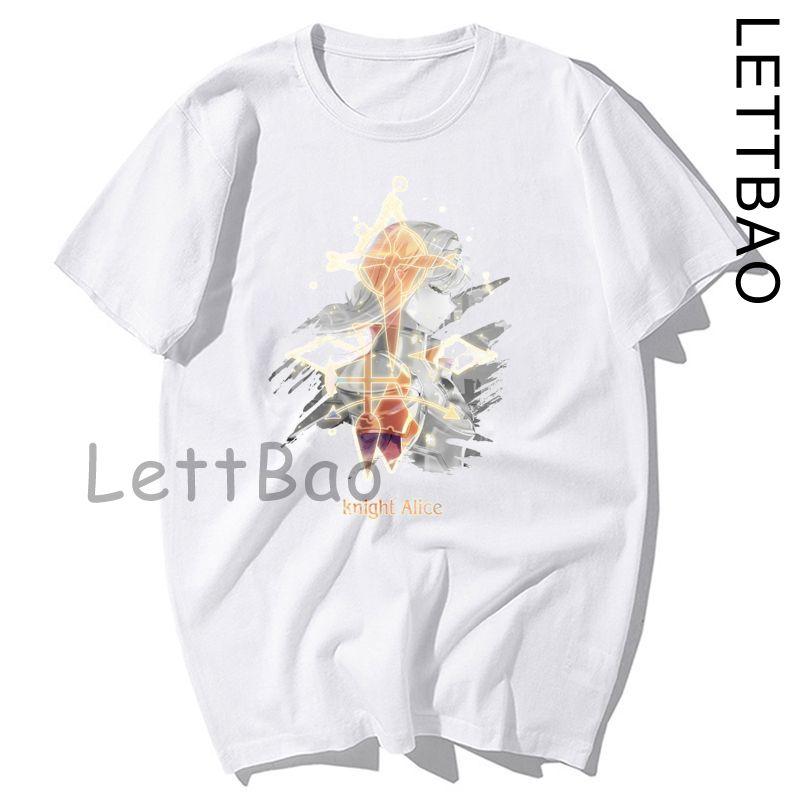 Японское аниме Sword Art Online Футболка Sao Белые Цвета Футболка Полиэстер Футболка Веселая