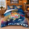 Porto Pattern Bedding 3Pcs Set Bed Sheet And Pillowcases For Indoor Bedroom