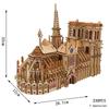 3D деревянная головоломка Собор Василия Блаженного Строительный дом Наборы Замок Вилла Модель Пазл Подростковые DIY игрушки Для детей Подарок детям