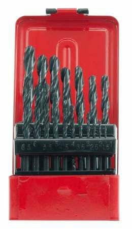 Vorel Metal Drill Black Set of 19 pcs /1.0-10.0/
