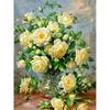 5D Diamond Painting Flowers Embroidery Diamond Complete Kit Cross Stitch Full Diamond Mosaic Peony Home Decoration