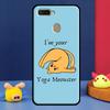 Забавный чехол с кошкой для йоги для Oppo A16 A76 A96 A58 A78 A98 A5 A9 A91 A15 A17 A77 A52 A72 A74 A94 A54S A57S