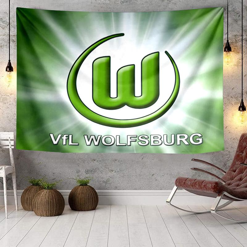 Vfl Football Crest Tapestry, Unique Design Tapestry, Wall Decor for Bedroom,Livingroom, Playroom,Heartwarming Fan Holiday Gifts