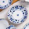 Uchiyama Kiln Ceramic Rice Bowl Set - Caihua Series