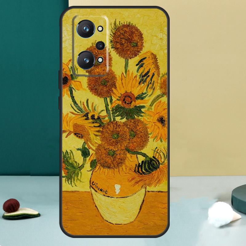 Масляная живопись Ван Гога Для Realme GT 6T 5 6 GT 7 Pro C67 C75 C61 C55 C53 C51 C21Y C25S 10 11 12 13 14 Pro Plus Чехол