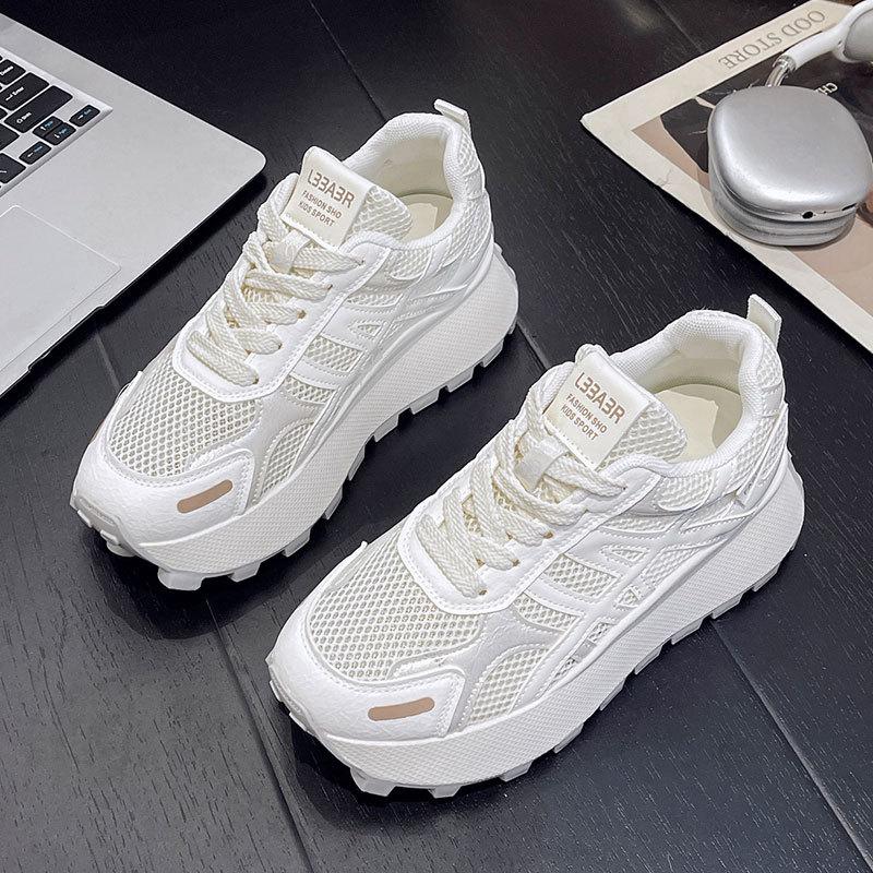 thick-soled German training shoes women's new popular shoes in 2025 women's shoes summer net shoes women's breathable mesh Forrest Gump shoes