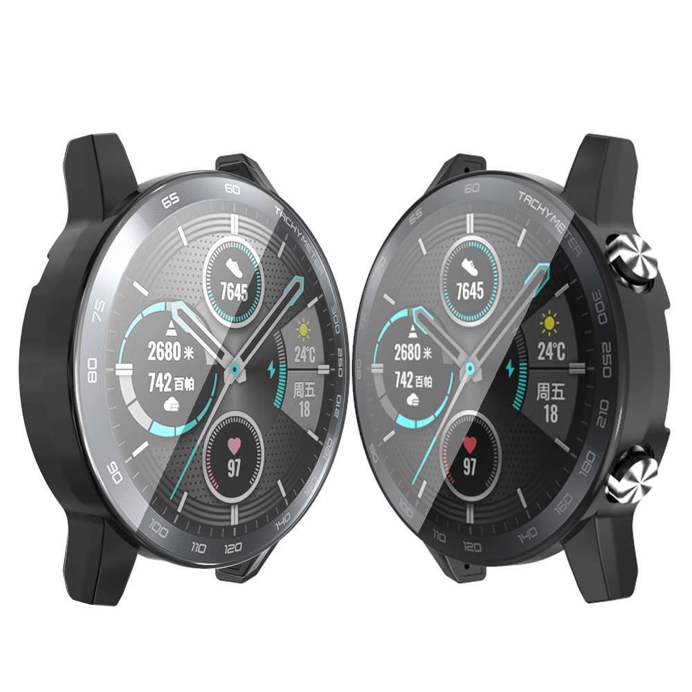 Luxury Soft Protective Shell TPU Watch Case Plating 360 Full Cover Screen Protector