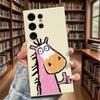 Cute Pink Cartoon Horse Slim Fit Phone Case Anti Scratch Drop Protection For Samsung Galaxy S26 S25 S24 Ultra FE A Series