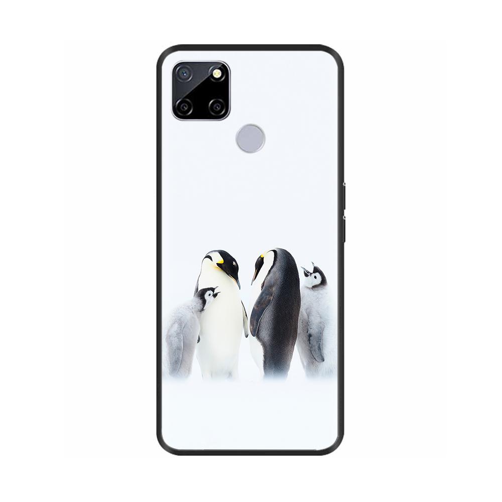 Чехол для Realme C25 C25s Мягкий Милый Чехол для OPPO Realme C25Y C21Y Силиконовый Черный ТПУ Чехол для Телефона Для OPPO Realme C21 Цветочный Чехол