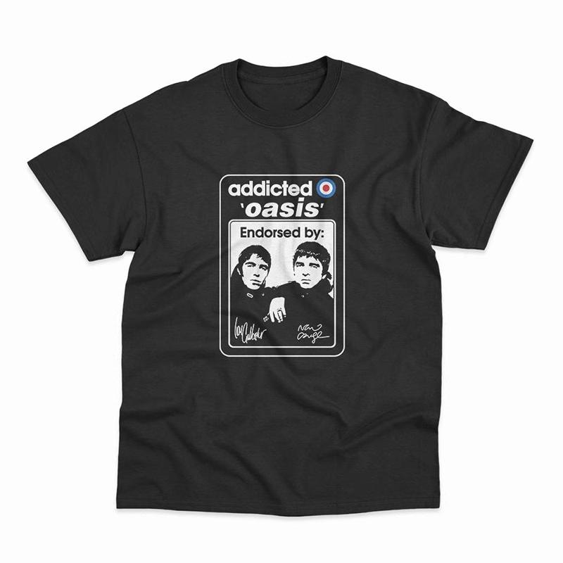 Летняя новая футболка Oasis Band, рок-музыка, трендовый бренд, ретро, повседневная, хлопковая, мужская и женская, повседневная, с коротким рукавом