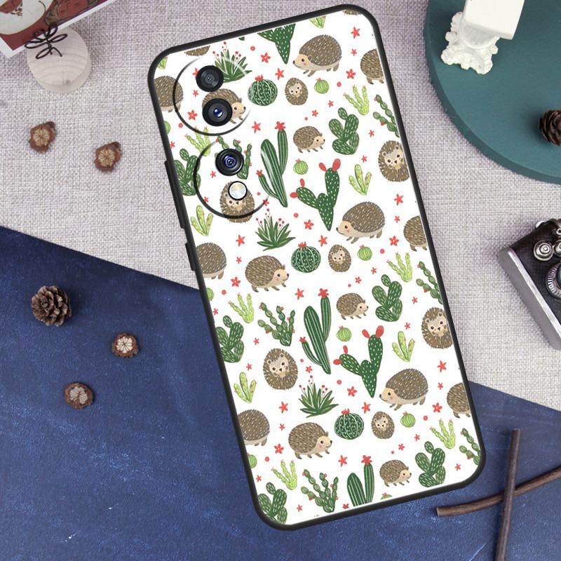 Милый ёжик для Huawei P30 Pro P20 P40 P50 P Smart Nova 5T Honor Magic 5 Lite X8 X9a 50 70 Чехол для телефона