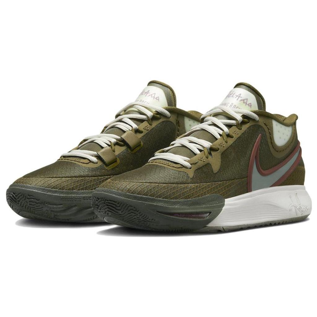 Nike Мужские кроссовки Kyrie 8 N7 Зеленый Оливковый-Флак Светло-Орехово-Коричневый DX5945-300